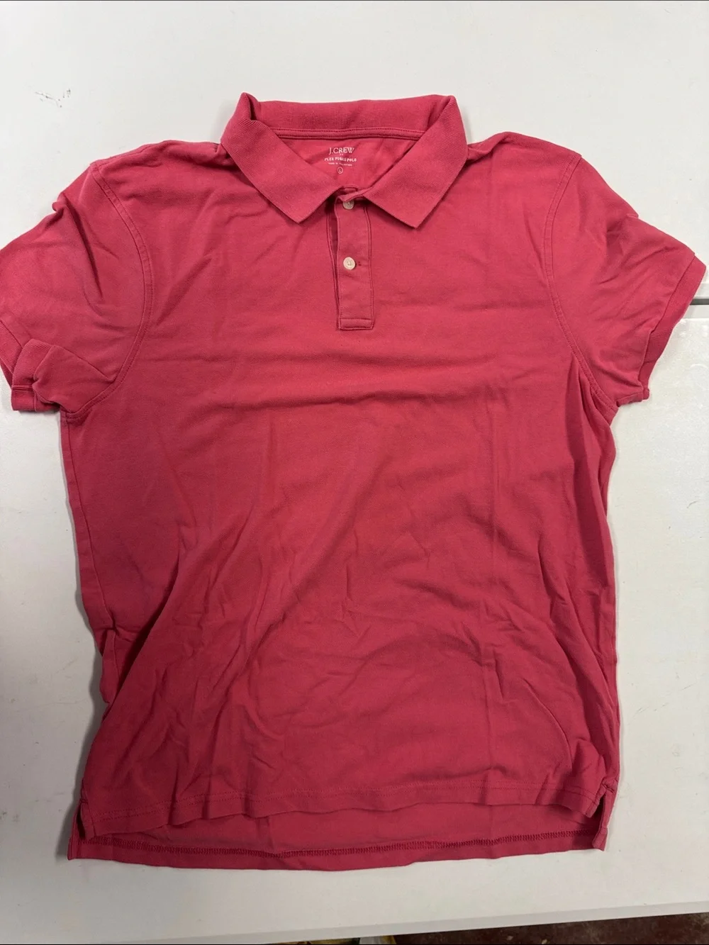 J. Crew Men’s Polo Shirt - Coral Pink